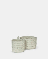 Kiki opbevaringskurve, 2-pak - Moss Finds Sage