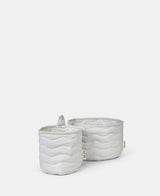 Kiki opbevaringskurve, 2-pak - Dew Stripe
