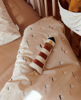 Klint fyrtårn rangle, off-white/flerfarvet