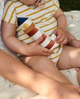 Klint fyrtårn rangle, off-white/flerfarvet